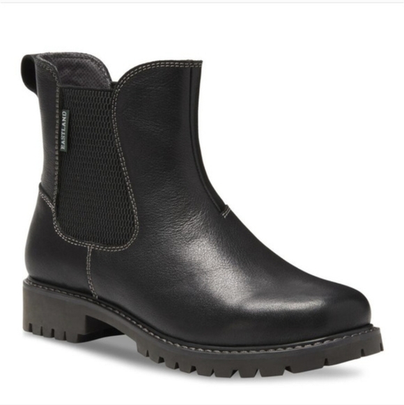 Eastland Ida Chelsea Boots Leather Black 7.5